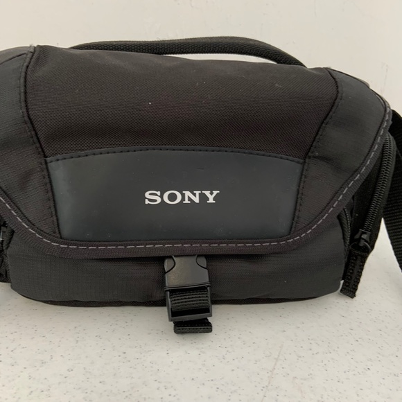 Sony Soft Case Small Camera Travel Carrying Bag in Black - Picture 3 of 15